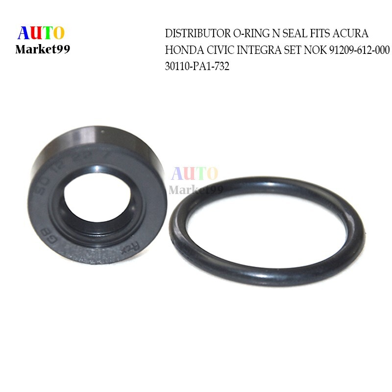 なおコリ 7点 8/4 Distributor Seal+O-Ring For Acura Honda Civic NOK 91209-612-000
