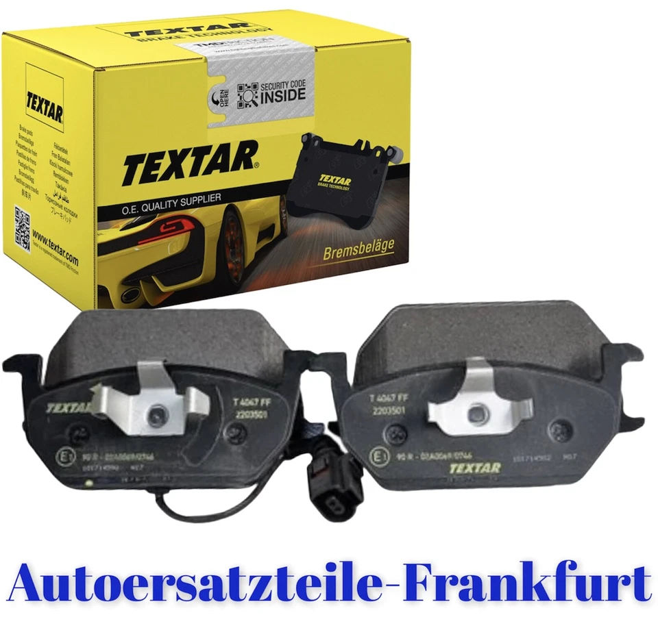 TEXTAR Bremsbeläge VORNE VW GOLF 7 + AUDI A3 8V + SEAT LEON 5F SKODA OCTAVIA 5E - Bild 2 von 4