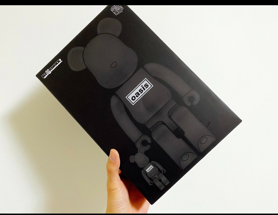 MEDICOM TOY - OASIS × BE@RBRICK 100% 400% BLACK CHROME 09cfb8f00ed144ebae59f295454a9d