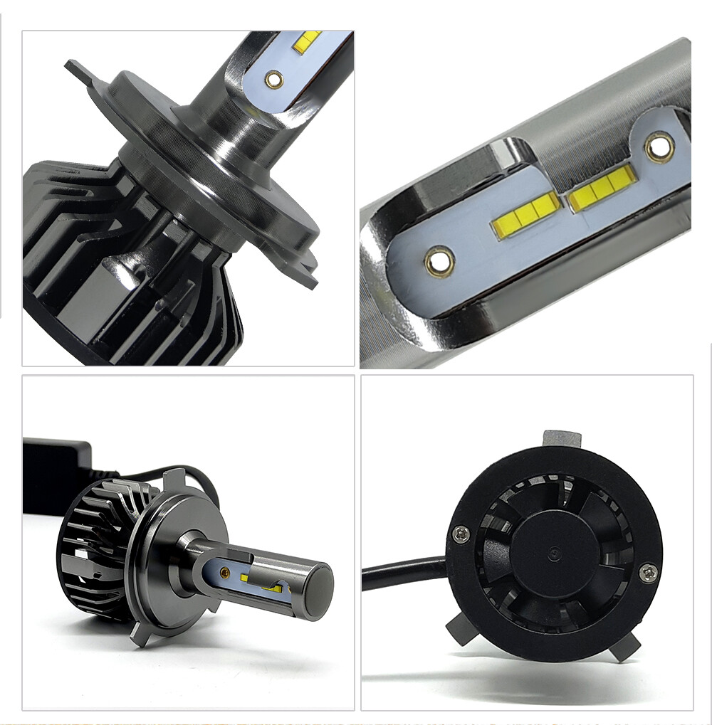 Autonet - Kit LED H7 6000k Full CANBUS 10000lm Lampade Lampadine Fari Auto Headlight - Miniatura 7