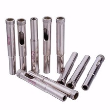 10Pcs 8mm Tile Hole Saw Coated Diamond Tip Drill Bit for Stone Granite Marble