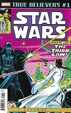 Star Wars Comic 1 Vader vs Leia True Believers Reprint 2020 Larry Hama Marvel