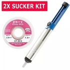 Solder Sucker + Desoldering Pump Braid Soldering Iron Suction Removal Tool