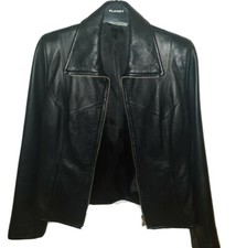 Red Herring Womens Girls Leather Jacket Size 12
