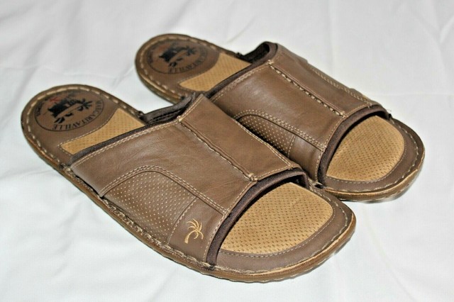 margaritaville leather slides