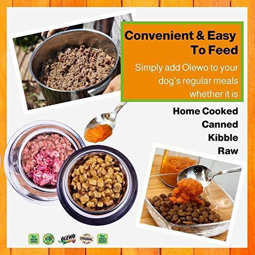 Olewo For Dogs OLEWO Dehydrated Carrots Digestive Dog Food Toppers
