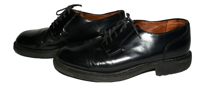 Kenneth Cole Reaction Black Shiny Leather Mens Oxfords Shoes  display picture 2