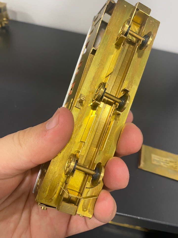 M+F ? Messing Handarbeitsmodell, HO LOK LAG 874 H. Hellbach Motor 