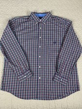 Chaps Ralph Lauren Multicolor Plaid Dress Shirt Sz 2XL Button Down XXL
