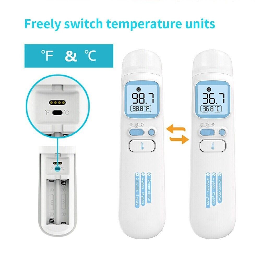 AFAC Forehead & Ear Digital Infrared Thermometer Non Contact For Adult