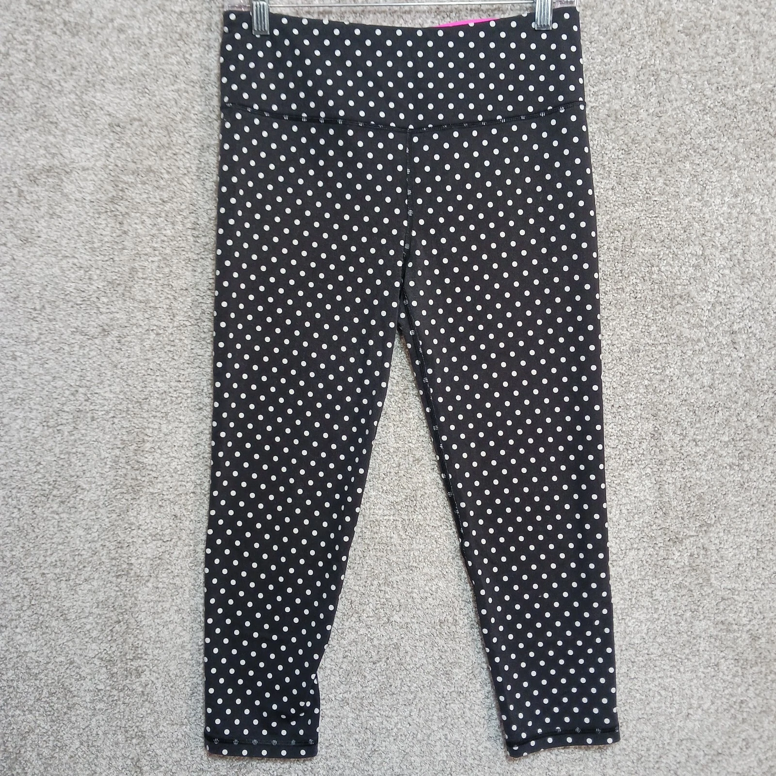 victoria-secret-vs polka dot pink white vsx leggings