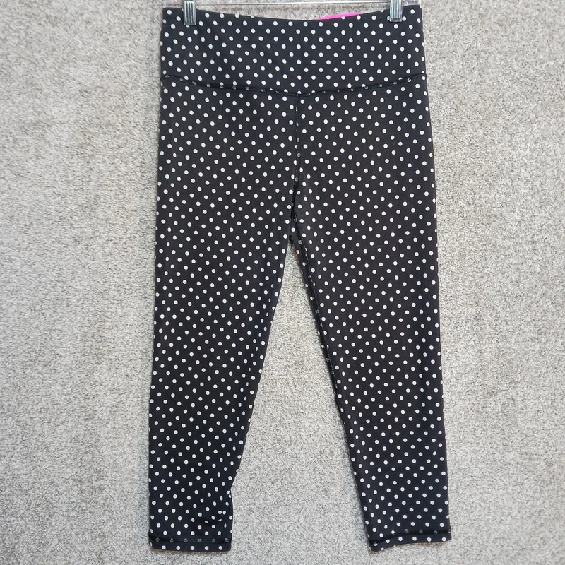 victoria-secret-vs polka dot pink white vsx leggings