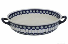 Bunzlauer Keramik Kasserolle / Schmorpfanne Ø 31.5 cm , V= 1.7 Liter im Dekor 8