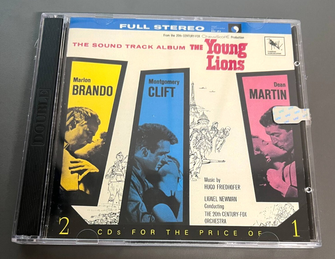 The Young Lions Soundtrack 20th Century Fox Cinema Scope Music CD