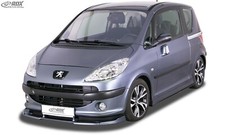RDX Spoilerlippe f&uuml;r Peugeot 1007 Front Lippe Spoilerschwert Frontspoiler ABS