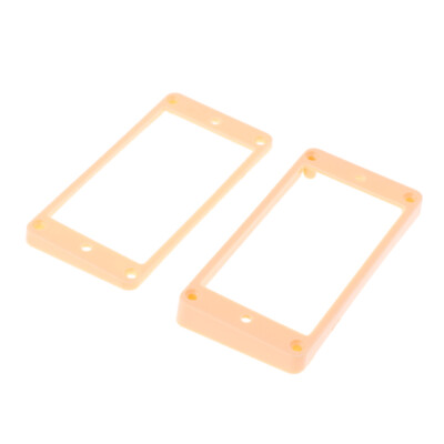2er Set Humbucker Pickup Rahmen Tonabnehmer Montage Ringe für LP E-Gitarre,