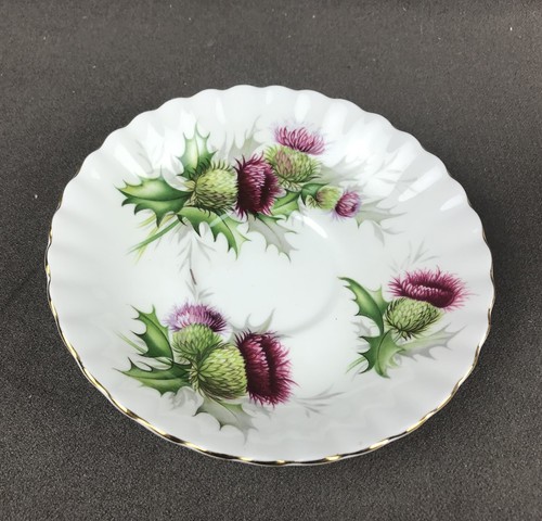 ROYAL ALBERT HIGHLAND THISTLE CUP SAUCER - Picture 5 of 8