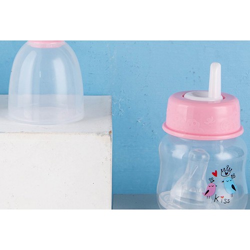 60ml Baby Newborn Nursing Nipple Bottle PP Pacifier Milk Water Feeding cua5