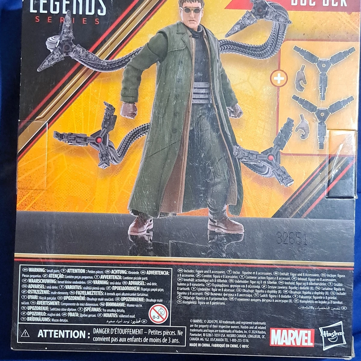 Hasbro Marvel Legends Spider-Man 2 Doctor Octopus Action Figure Boxed
