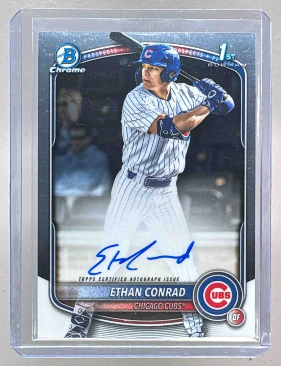 Ethan Conrad 2025 Bowman Chrome Draft #CPA-EC Auto 1st RC