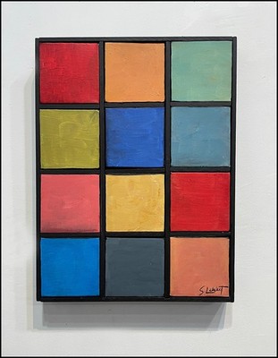 Sol Lewitt  painting - Squares Windows