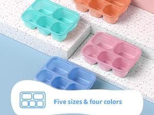 Bento Box Adult Lunch Box -, 5 - partment Meal Prep Container for Kids,