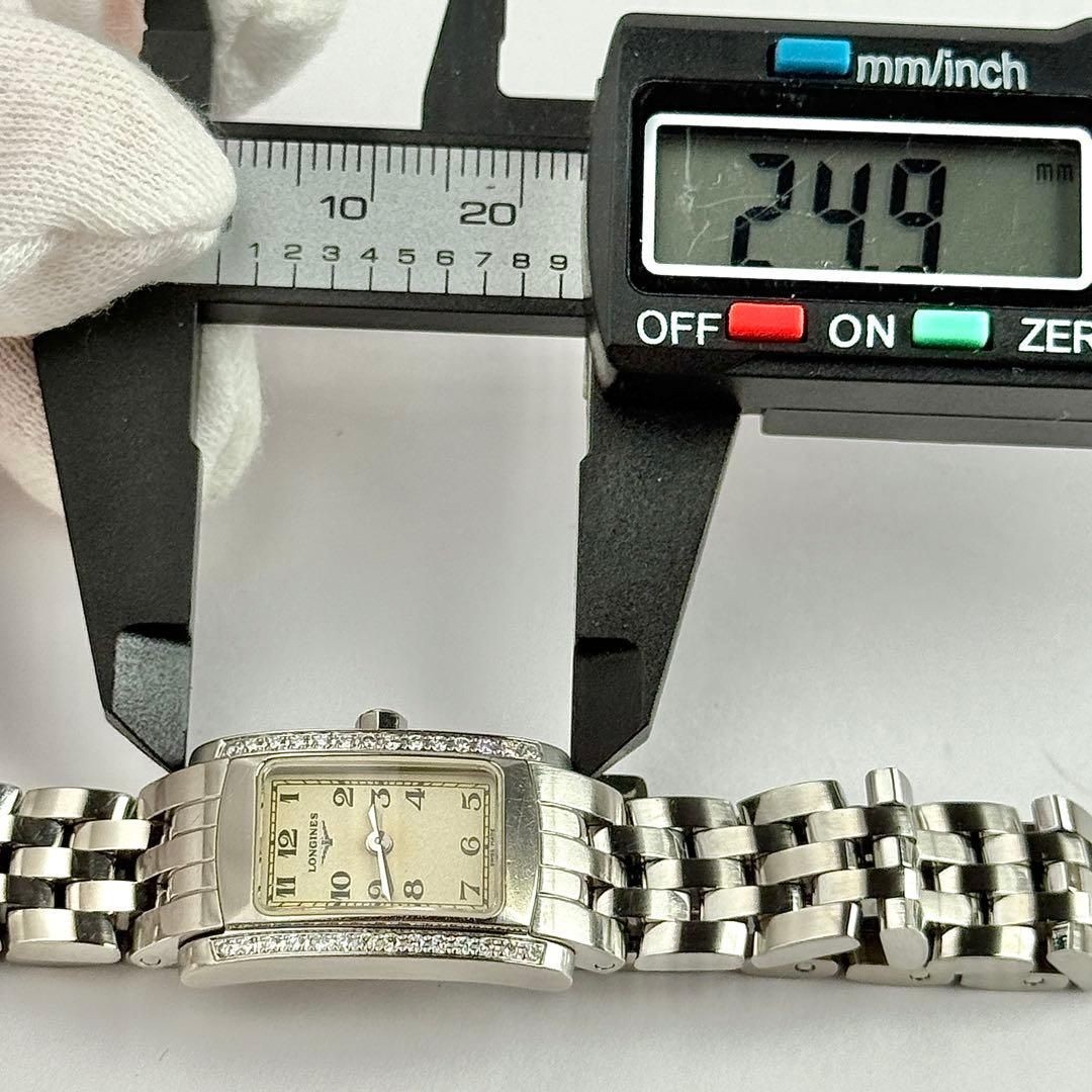 Longines Diamond Bezel Rectangular Ladies Wristwa… - image 11