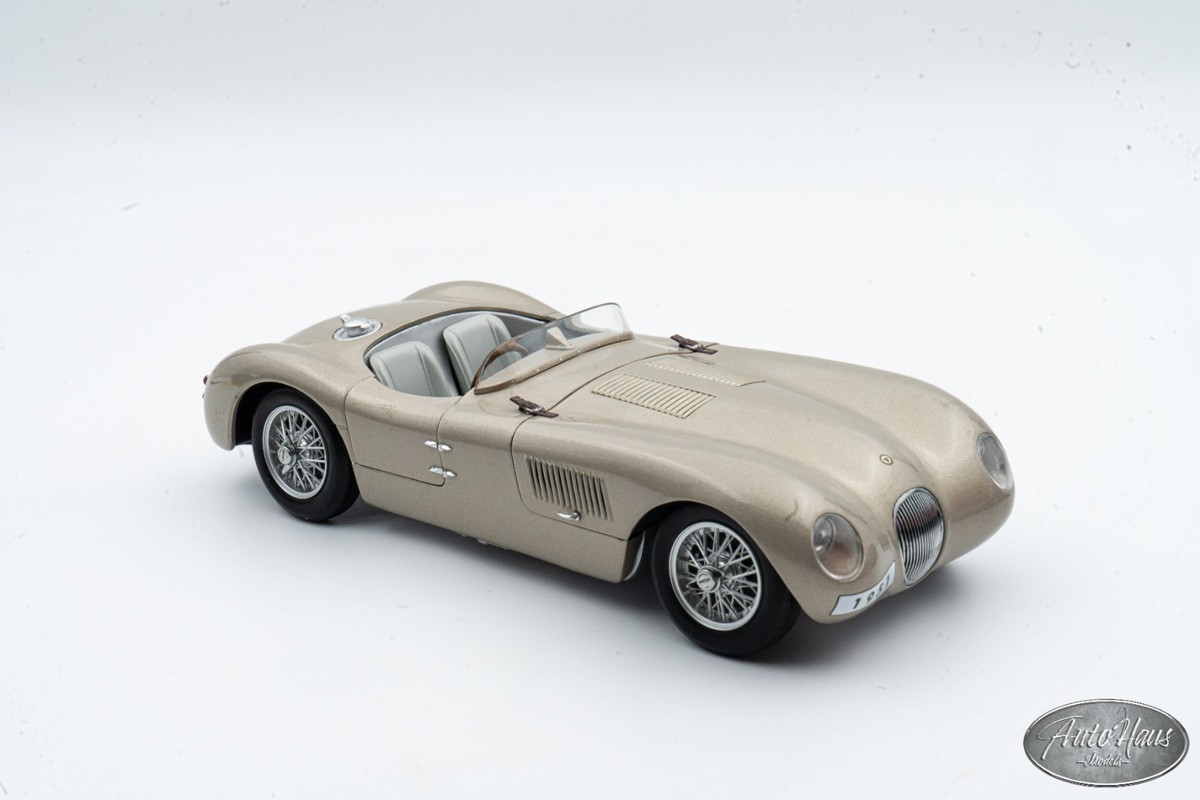 1/18 AutoArt 1951 Jaguar C Type Bronze 🤝ALSO OPEN FOR TRADE🤝 | eBay