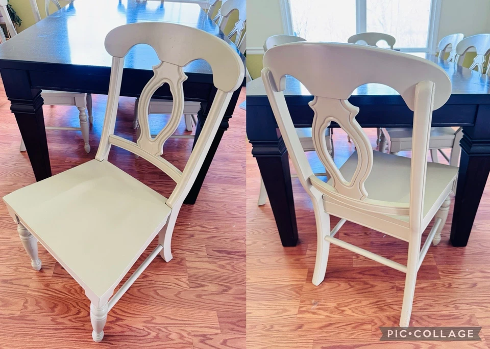 Broyhill Light Grey Dining Room Chairs Set of 6 Excellent Condition Orig over 1k - Image 2 of 4
