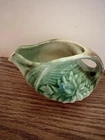 Vintage McCoy Green Creamer Floral