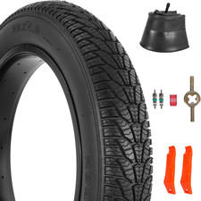 20x4.0 Fat Bike Tire 20 Inch Mountain Bike Tires Tubes Set Black