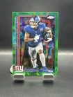 2025 Topps Chrome Football Green Refractor Malik Nabers #225