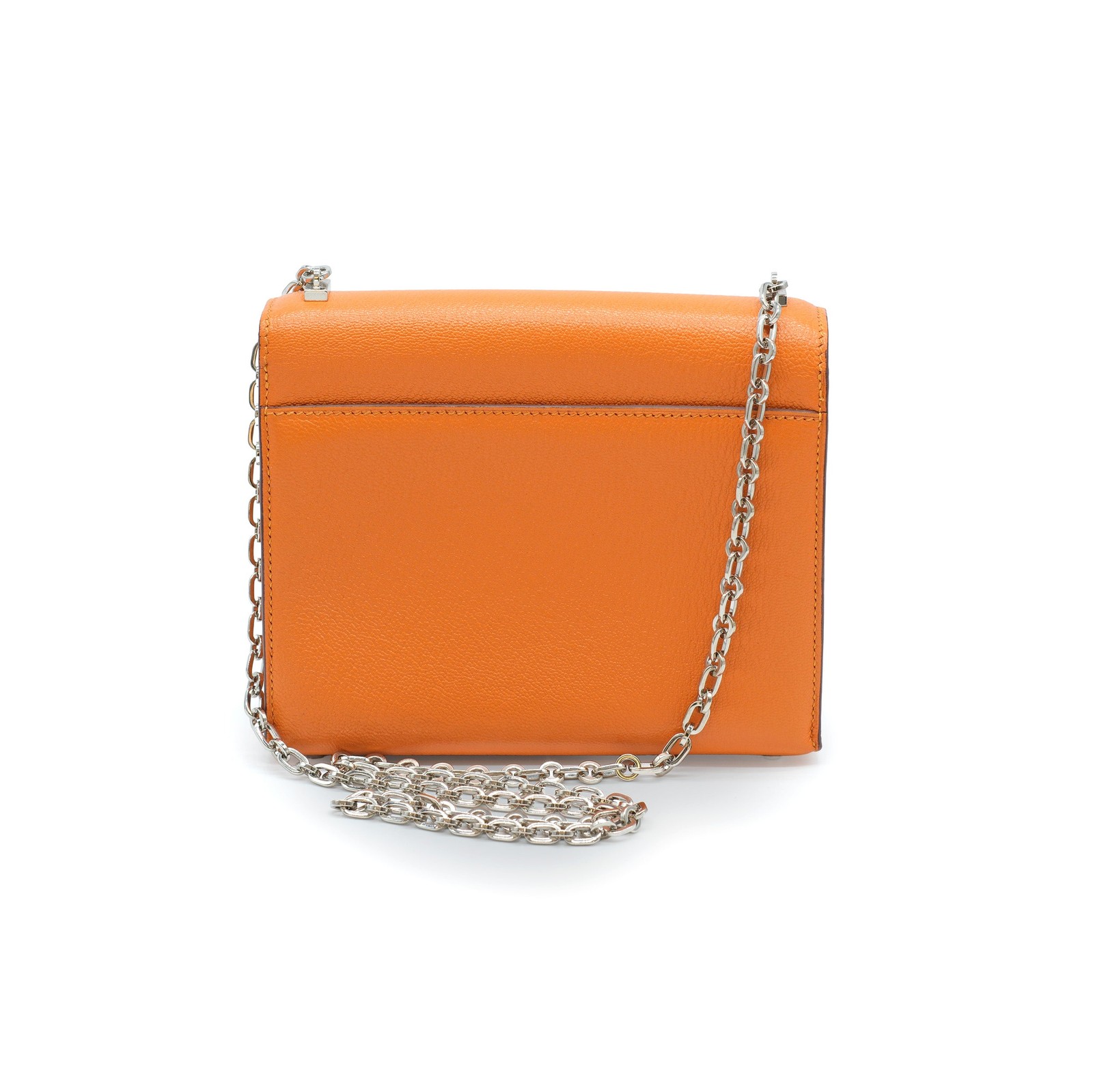 Hermès Verrou Chaine Mini Bag - 10s Female Orange One Size image 2