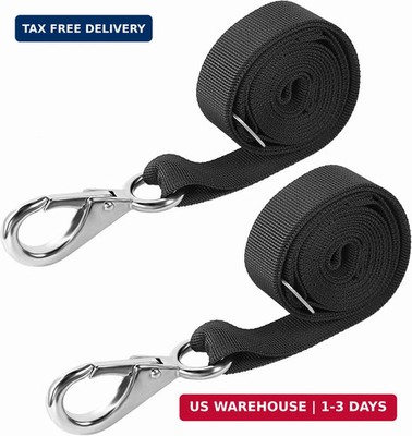 Adjustable Bimini Top Straps,Marine Awning Webbing Straps with Stainless Stee He
