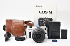 Canon EOS M 18.0MP Digital Camera w/ EF-M 18-55mm IS STM Lens From JAPAN Exc  