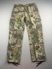 VTG Walls Outdoor Cargo M Pants Mens 29 Realtree Advantage Camo Double Knee USA