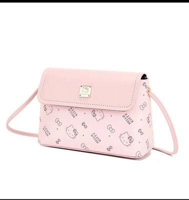 Sanrio Hello Kitty Pink Small Crossbody Bag Faux Leather Adjustable