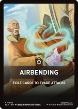 2025 Magic: The Gathering: TLA - Airbending Theme Card (#2, T, Near Mint)