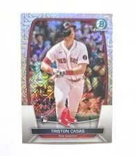 2023 Bowman Chrome Mega Ref #2 Triston Casas RC (REDSOX) !
