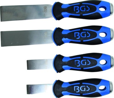 BGS TECHNIC 4ER SET UNIVERSALSCHABER EDELSTAHL