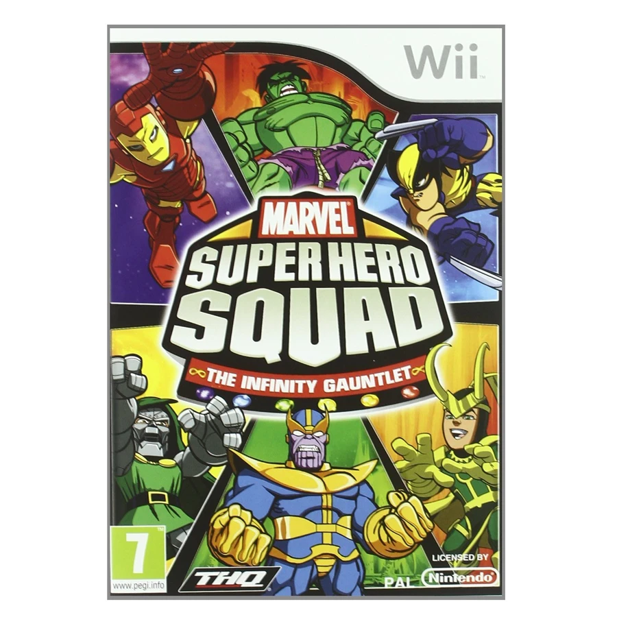★ Nintendo WII MARVEL Super Hero Squad The Infinity Gauntlet ★