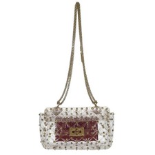 AUTENTICA Borsa a tracolla Valentino Garavani Rockstud Spike 2WAY Catena