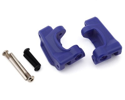 Traxxas HD Extreme Caster Blocks (Blue) (2) [TRA9136-BLUE]