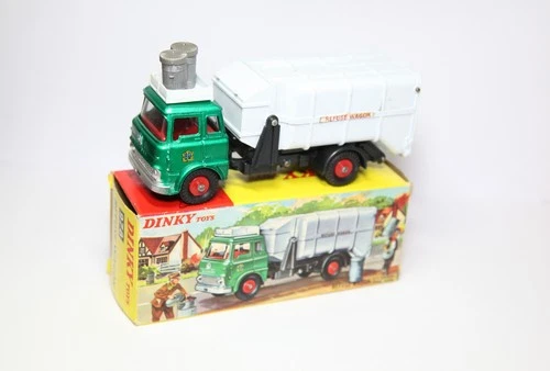 Dinky 978 Bedford Refuse Wagon In Original Box - Near Mint Vintage Original