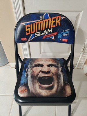 WWE SummerSlam 25th Anniversary 2012 Event Chair Brock Lesner Pay Per View 