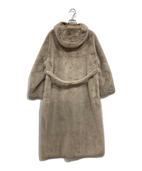 Ameri Reversible Faux Fur Coat Beige Polyester Us… - image 2