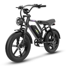 28MPH Electric Dirt Bike Adult 2000W Peak 48V20AH E-MoutainBike 20In Tire E-Bike