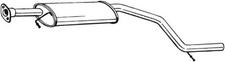 BOSAL Mittelschalldämpfer 281-067 für B4Y MONDEO FORD BWY B5Y 3 Turnier 16V