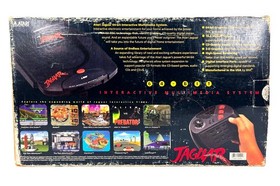 ATARI JAGUAR CONSOLE COMPLETE CIB Cybermorph Tested Works