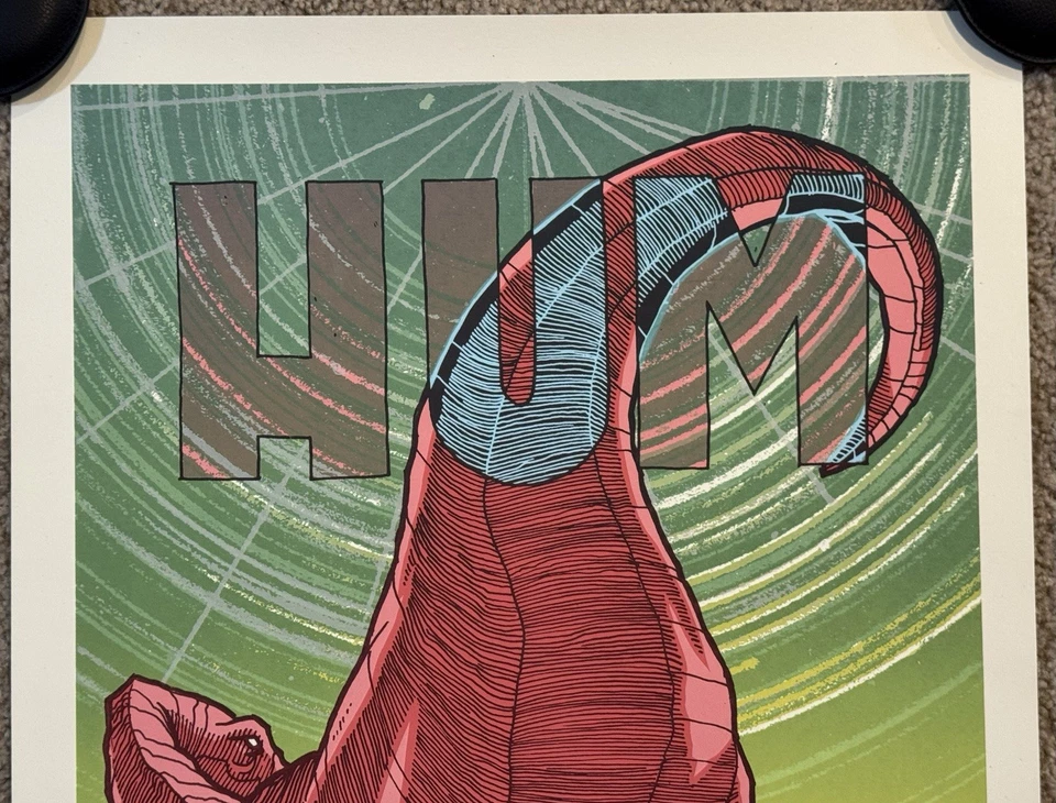 Jay Ryan Art Print HUM Dinosaur Poster 2011 Chicago IL S/# 400 Tyrannosaurus Rex - Image 3 of 4